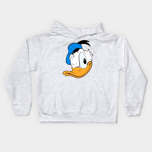 Donald Duck 1 Kids Hoodie by Invisibleman17